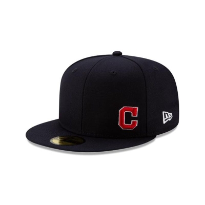 Cleveland Indians Gorra | New Era MLB Flawless 59fifty Fitted Cap Mexico - Azules